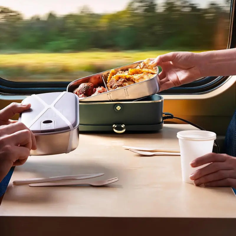 Bento,Contenitore per il pranzo per adulti e bambini, in acciaio inox, 800 ml/1200 ml/1500 ml, in metallo con coperchio in legno, senza BPA e Bento,Contenitore per il pranzo per adulti e bambini, in acciaio inox, 800 ml/1200 ml/1500 ml, in metallo con coperchio in legno, senza BPA e