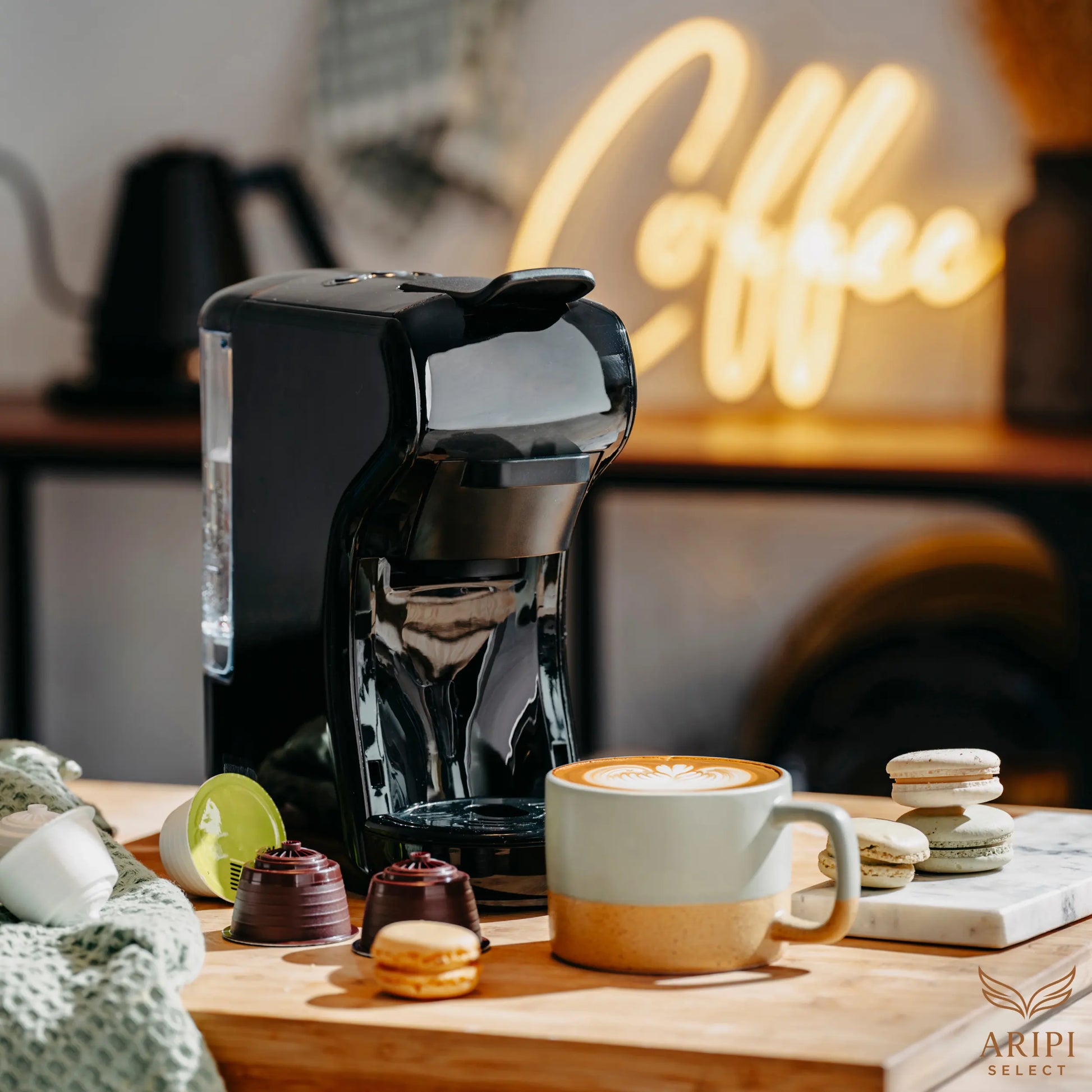Macchina da Caffè 7 in 1 Camry colore nero, un caffè come al bar
