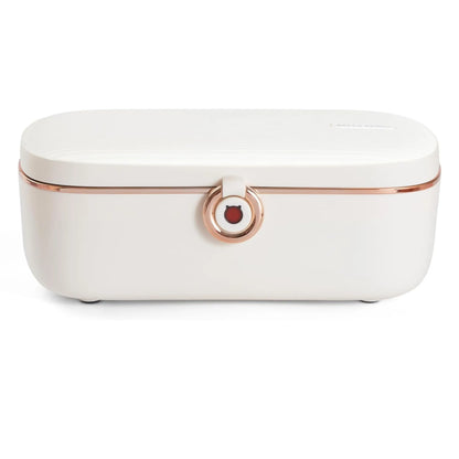 Scaldavivande elettrico portatile Bella Epoca colore beige sabbia, vista frontale 